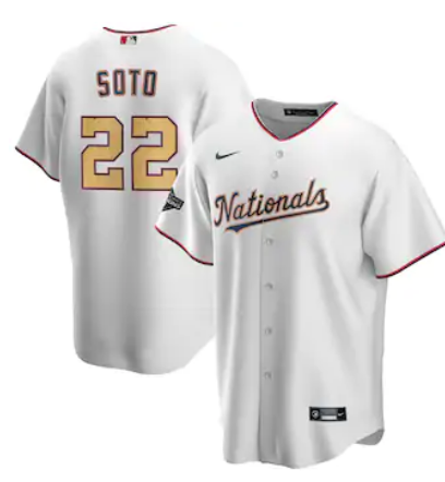 2020 Men Washington Nationals #22 Juan Soto Nike White Jersey->washington nationals->MLB Jersey
